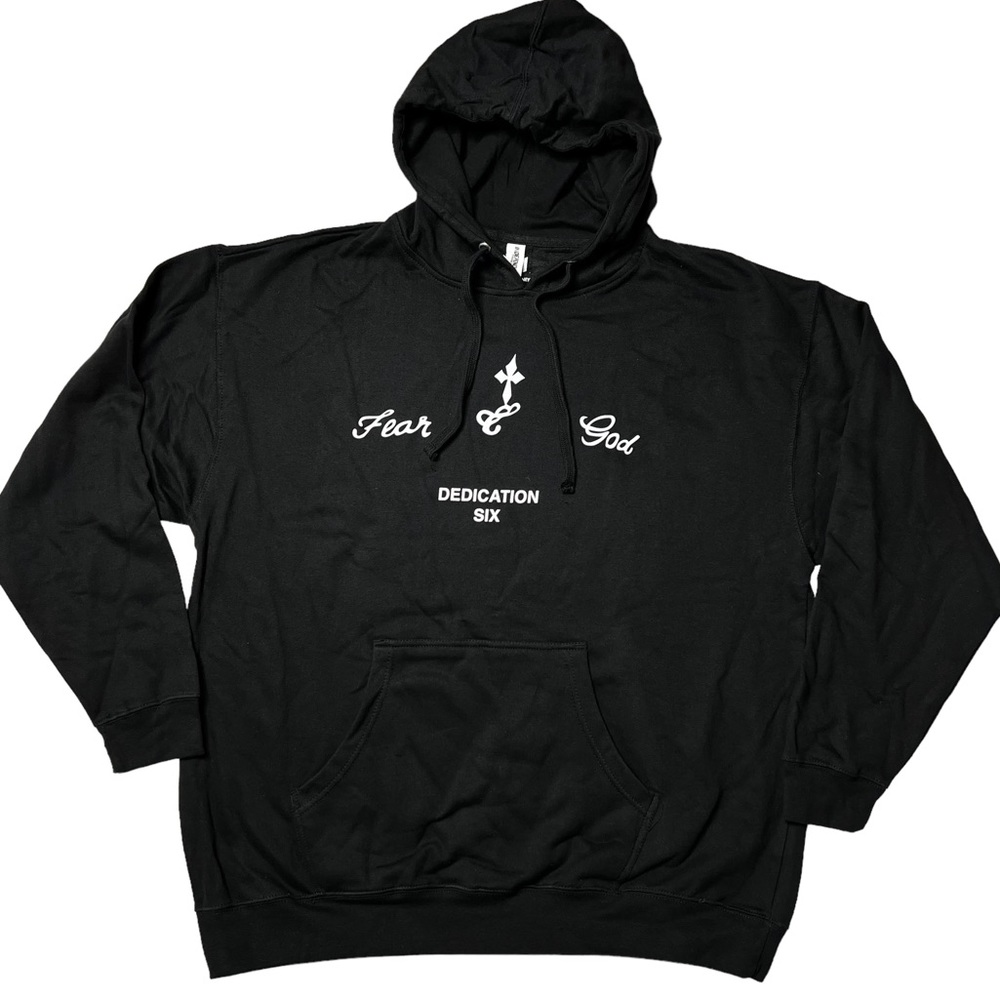 NWOT Young Money Fear God Dedication Six Graphic Hoodie Black Unisex 2XL